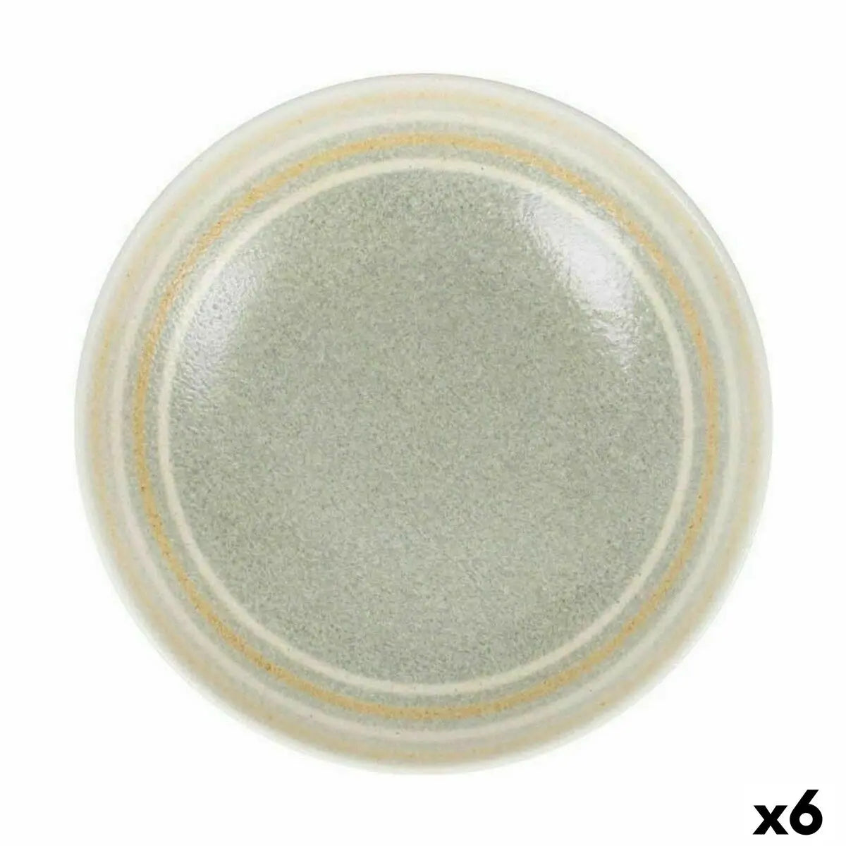 Assiette creuse Santa Clara Kenia Porcelaine Ø 20,5 cm (6 Unités) Mamm