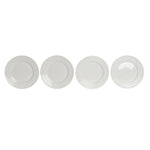 Assiette plate DKD Home Decor Blanc Porcelaine 19 x 19 x 2 cm - MAMM®