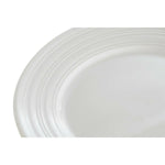Assiette plate DKD Home Decor Blanc Porcelaine 19 x 19 x 2 cm - MAMM®