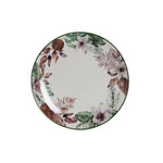 Assiette plate DKD Home Decor Fleurs Porcelaine (27 x 27 x 2 cm) - MAMM®