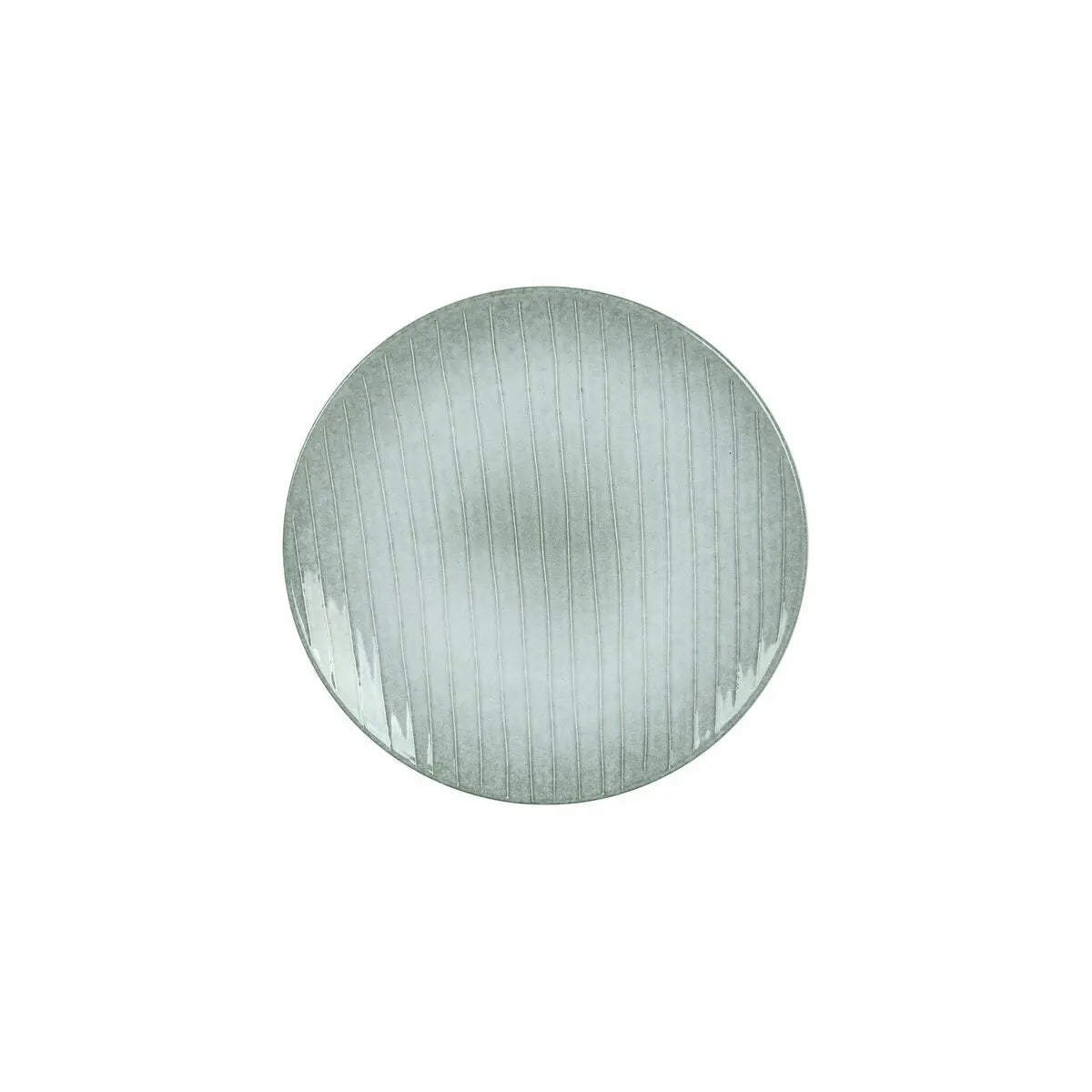 Assiette plate DKD Home Decor Vert Grès (20 x 20 x 2,5 cm) Bigbuy