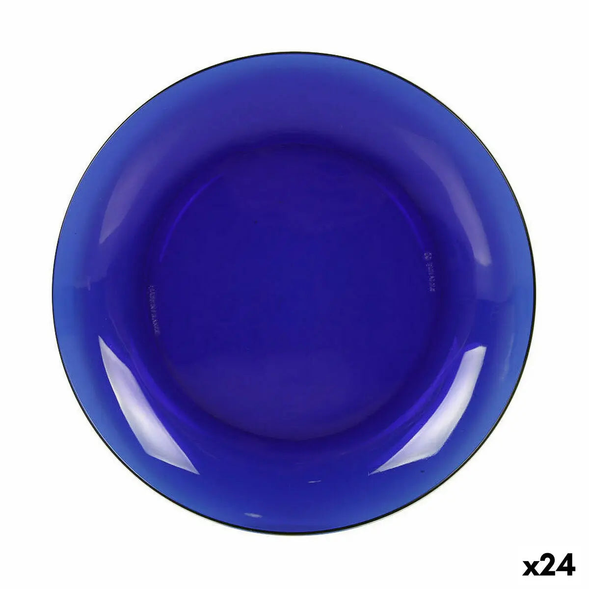 Assiette plate Duralex Lys Bleu Ø 23 cm (24 Unités) Mamm