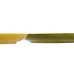 Assiette plate Home ESPRIT Jaune Vert Grès Citron 22,5 x 22,5 x 2,5 cm (2 Unités) - MAMM®