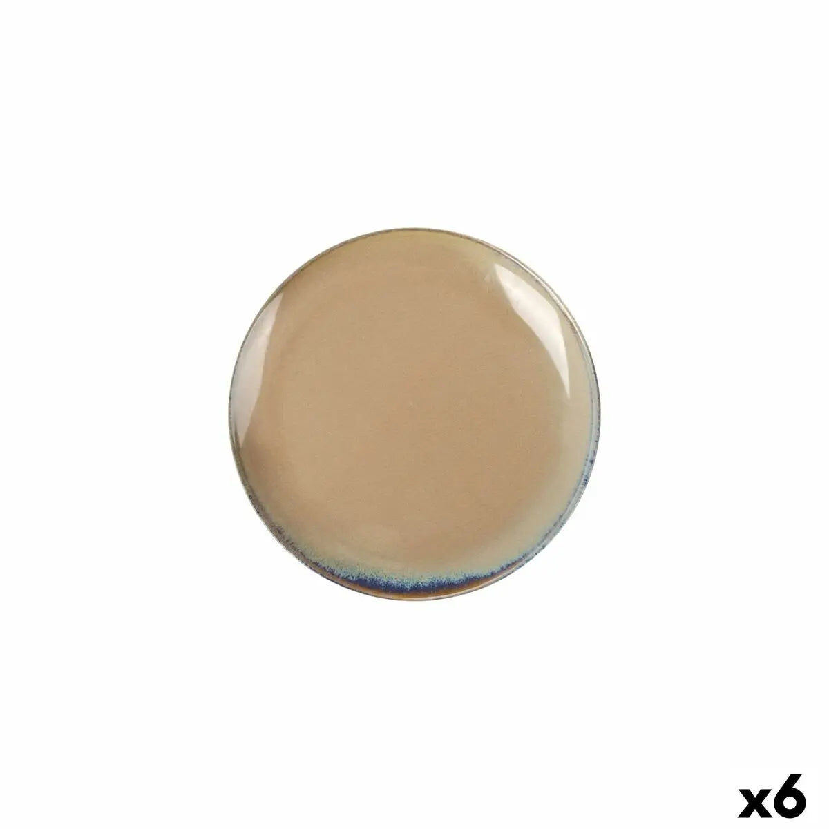 Assiette plate Inde Cies Ø 20 cm (6 Unités) Bigbuy