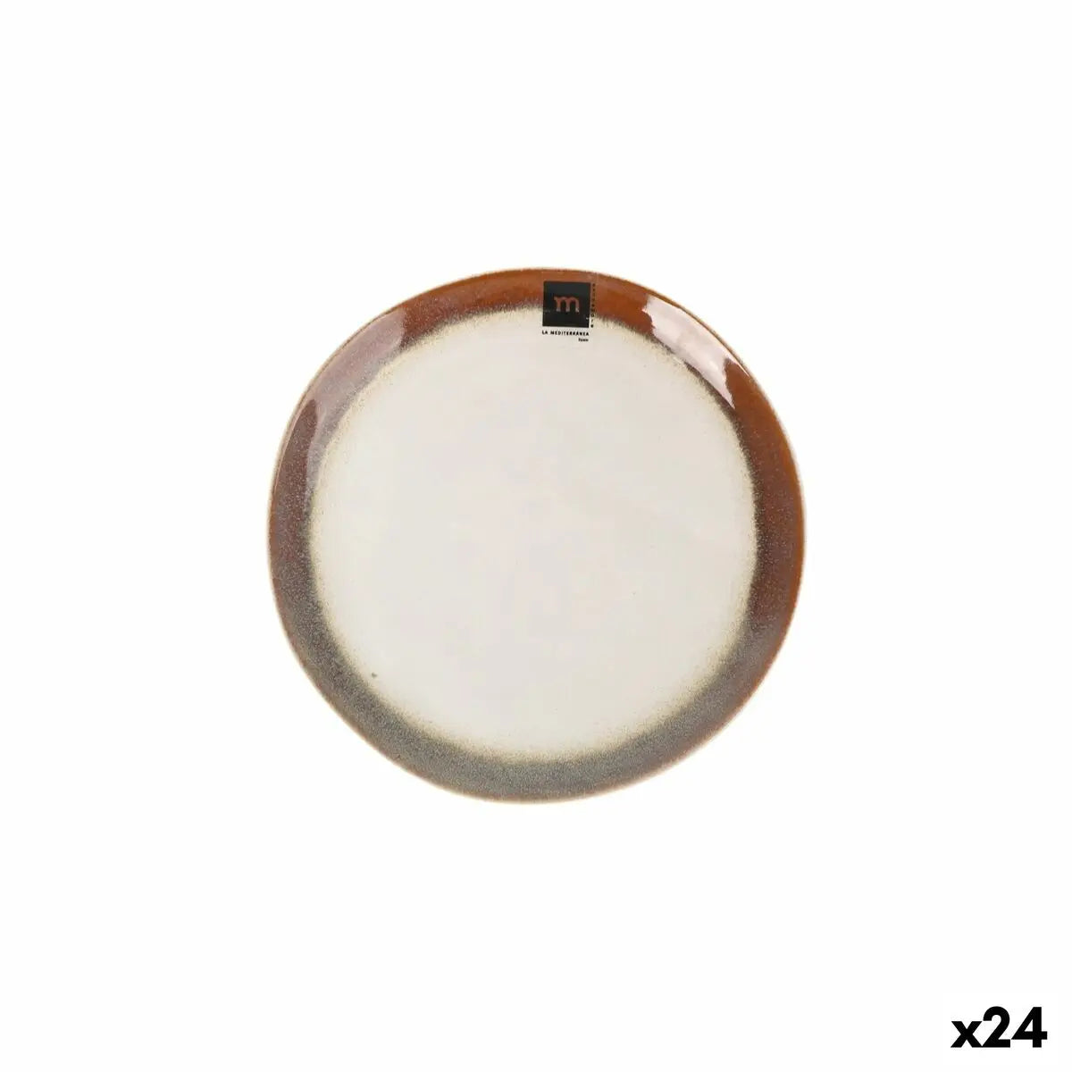Assiette plate Inde Fustam Ø 20,5 cm (24 Unités) - MAMM®
