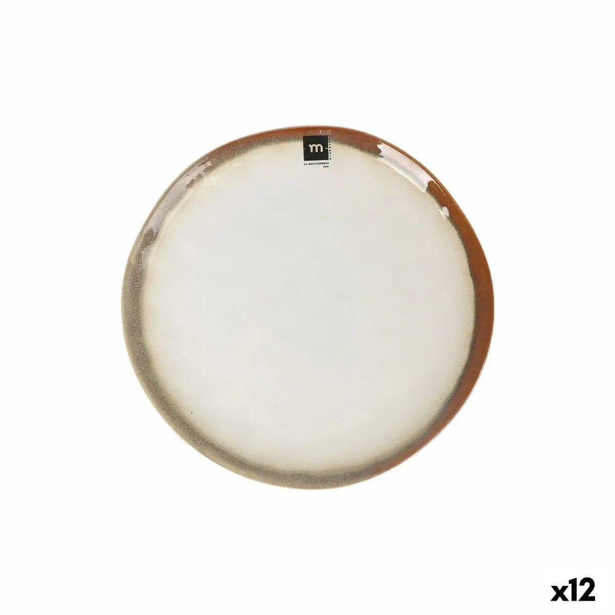 Assiette plate Inde Fustam Ø 26,7 cm (12 Unités) - MAMM®