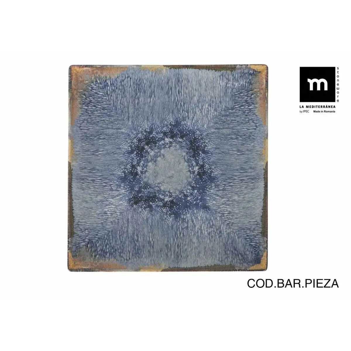 Assiette plate La Mediterránea Aelia 24 x 24 x 2 cm (6 Unités) Bigbuy