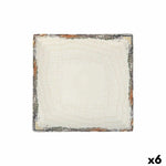 Assiette plate La Mediterránea Albus 24 x 24 x 2 cm (6 Unités) Bigbuy