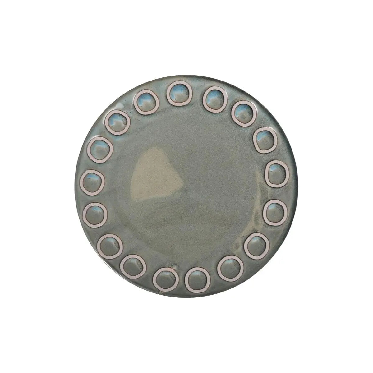 Assiette plate La Mediterránea Almudena Gris (12 Unités) - MAMM®