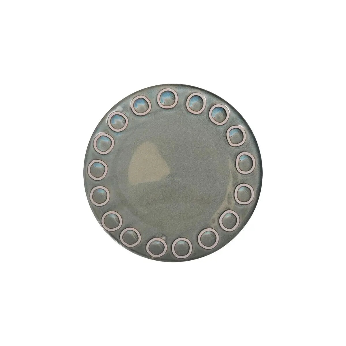 Assiette plate La Mediterránea Almudena Gris (12 Unités) - MAMM®