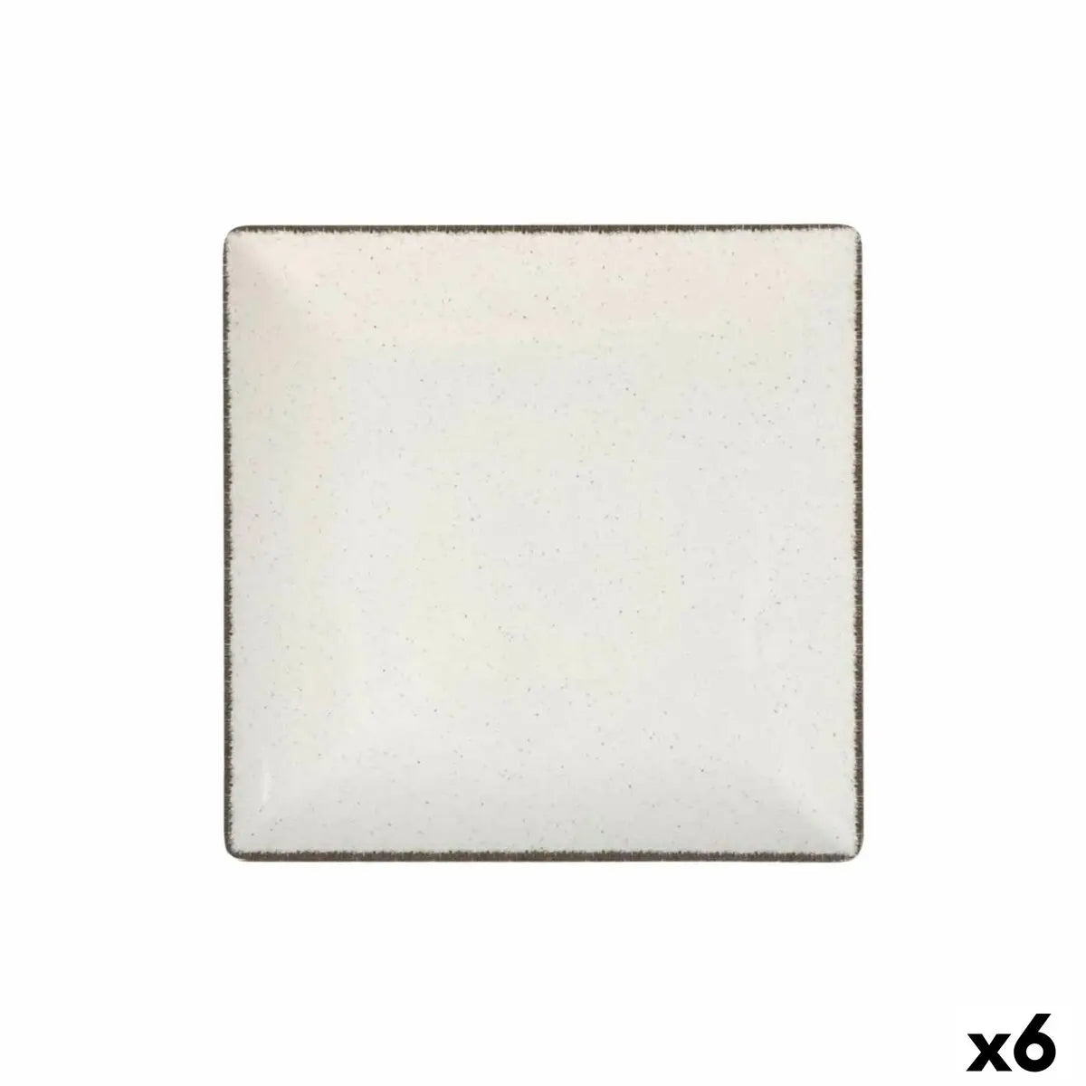 Assiette plate La Mediterránea Anllo 24 x 24 x 2 cm (6 Unités) - MAMM®