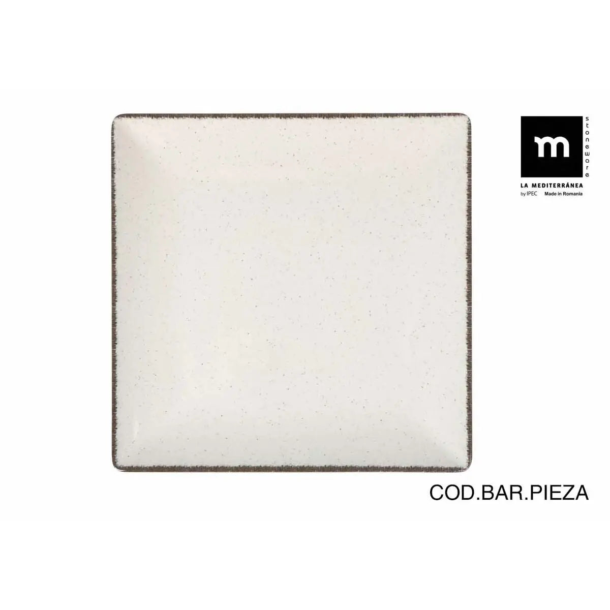 Assiette plate La Mediterránea Anllo 24 x 24 x 2 cm (6 Unités) - MAMM®