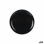 Assiette plate La Mediterránea Anthracite 25 x 25 x 1,5 cm (24 Unités) Mamm