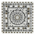 Assiette plate La Mediterránea Barroc Porcelaine 24 x 24 x 2 cm (6 Unités) (24 x 24 x 2 cm) Bigbuy