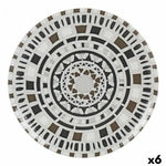 Assiette plate La Mediterránea Barroc Porcelaine (6 Unités) (Ø 26 cm) Mamm