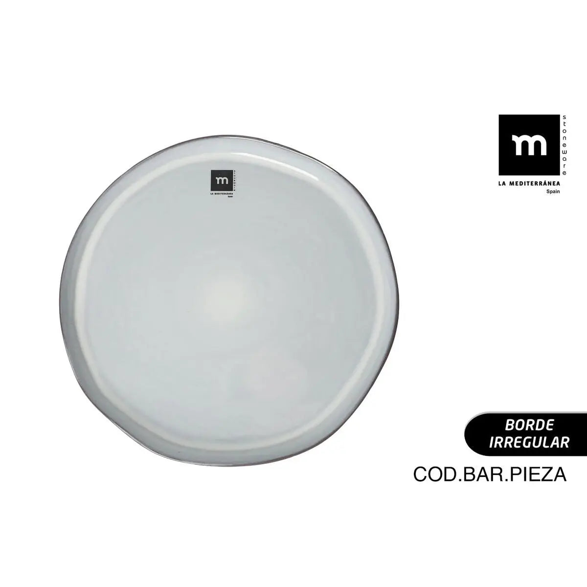 Assiette plate La Mediterránea Black clay - MAMM®
