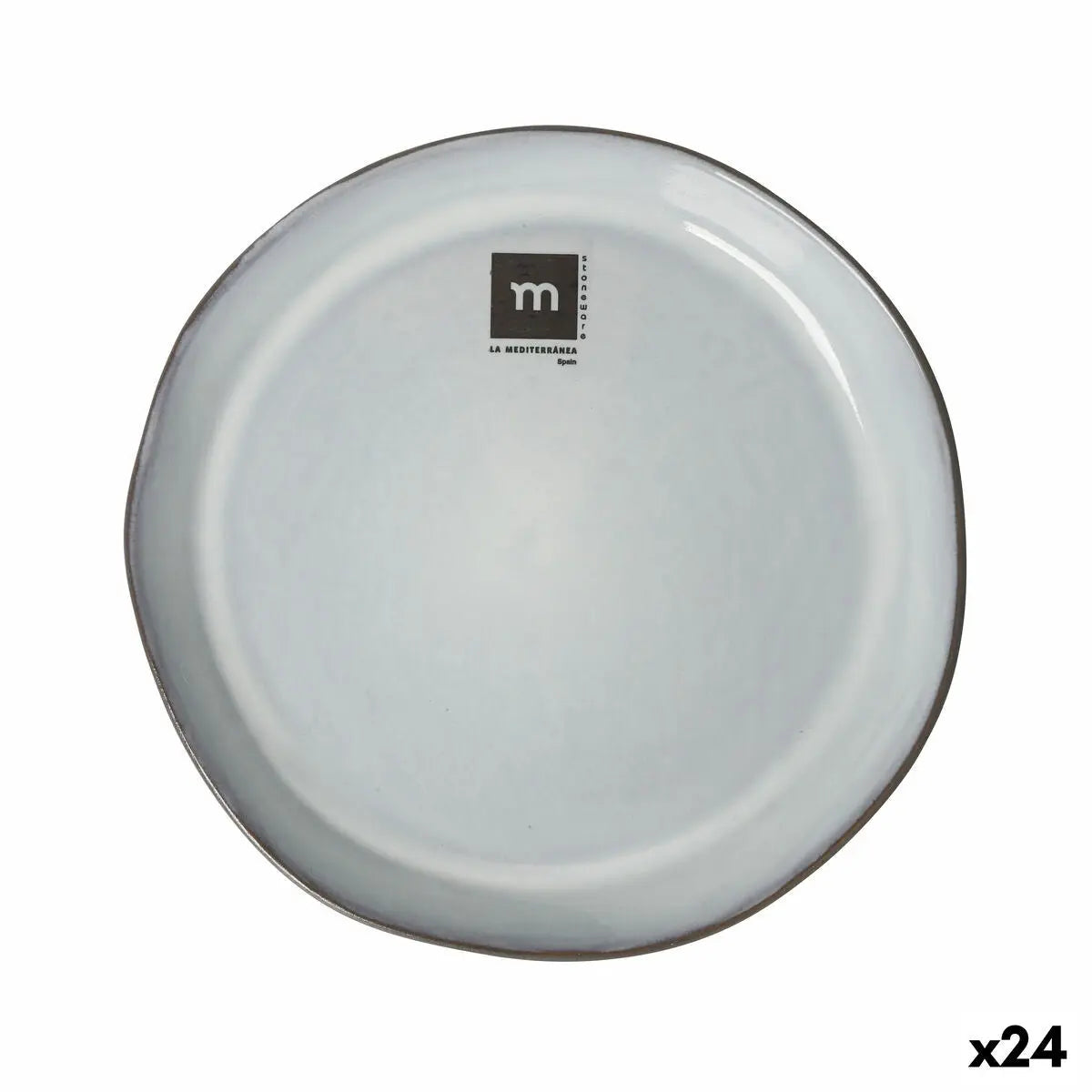 Assiette plate La Mediterránea Black clay - MAMM®