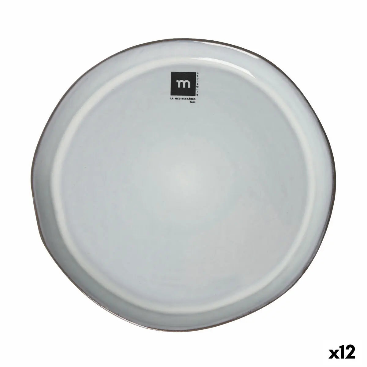 Assiette plate La Mediterránea Black clay - MAMM®