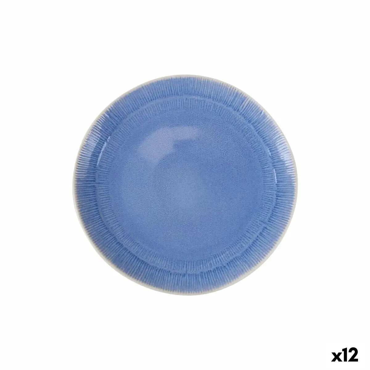 Assiette plate La Mediterránea Calobra Bleu (12 Unités) Mamm