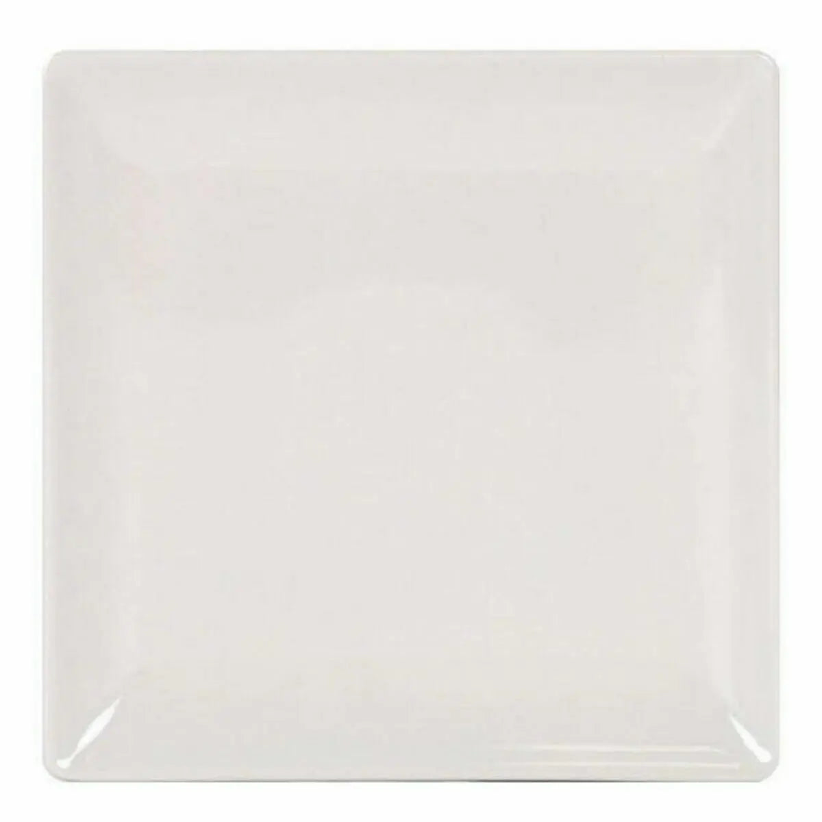 Assiette plate La Mediterránea Elite Grès Ivoire 21 x 21 x 2 cm (6 Unités) (21 cm) Mamm