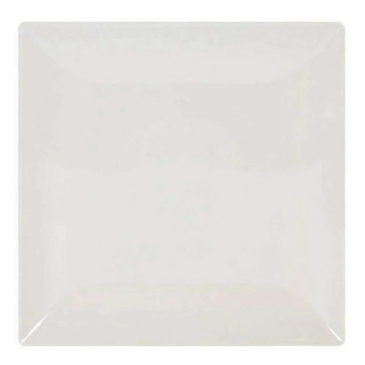 Assiette plate La Mediterránea Elite Grès Ivoire 26,5 x 26,5 x 2,5 cm (6 Unités) Mamm