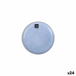 Assiette plate La Mediterránea Macarella blue Ø 16 cm (24 Unités) Bigbuy