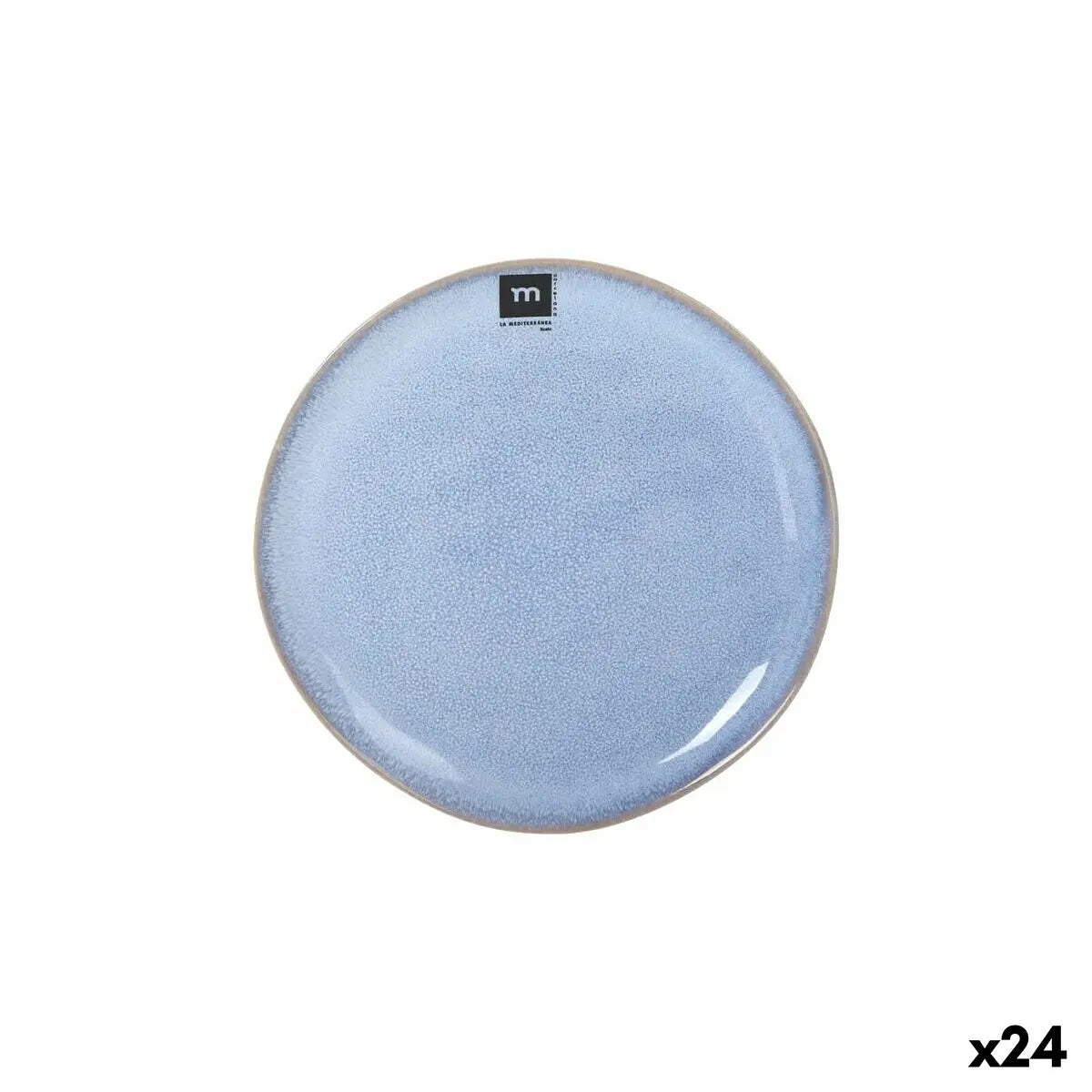 Assiette plate La Mediterránea Macarella blue Ø 20,5 cm (24 Unités) - MAMM®