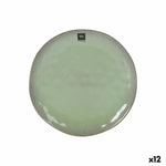 Assiette plate La Mediterránea Macarella green Ø 26,5 cm (12 Unités) Bigbuy