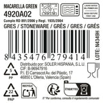 Assiette plate La Mediterránea Macarella green Ø 26,5 cm (12 Unités) Bigbuy