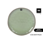 Assiette plate La Mediterránea Macarella green Ø 26,5 cm (12 Unités) Bigbuy