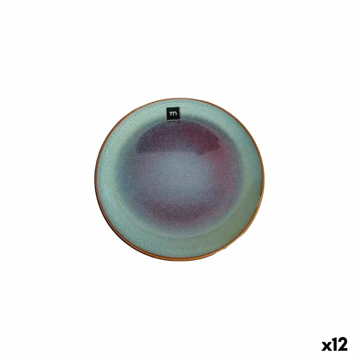 Assiette plate La Mediterránea Melow (12 Unités) Bigbuy