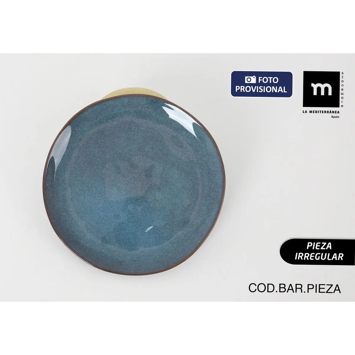 Assiette plate La Mediterránea Morell (24 Unités) Bigbuy