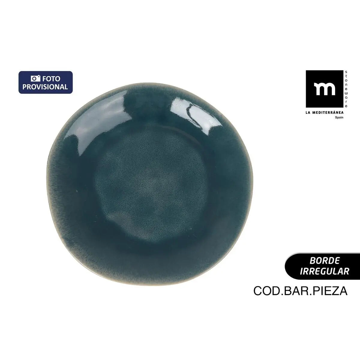 Assiette plate La Mediterránea Ocean blue (12 Unités) - MAMM®