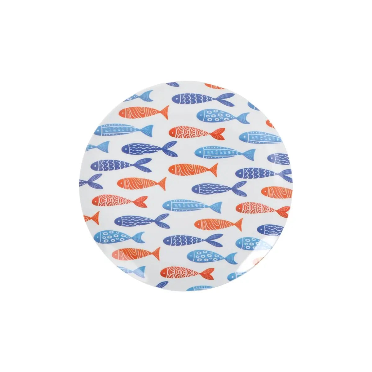 Assiette plate La Mediterránea Poissons 25,5 cm (24 Unités) - MAMM®