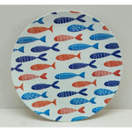 Assiette plate La Mediterránea Poissons 25,5 cm (24 Unités) - MAMM®