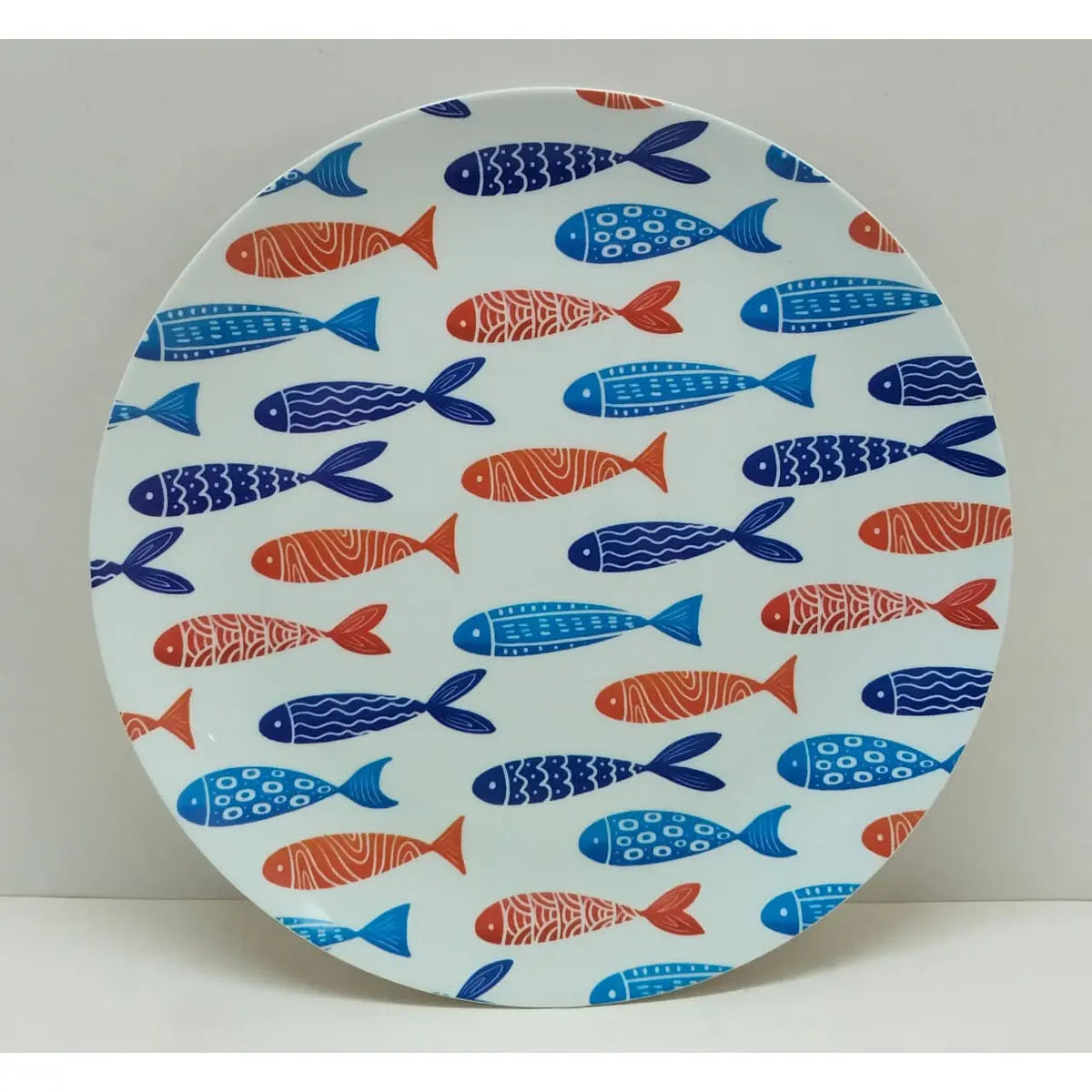 Assiette plate La Mediterránea Poissons 25,5 cm (24 Unités) - MAMM®