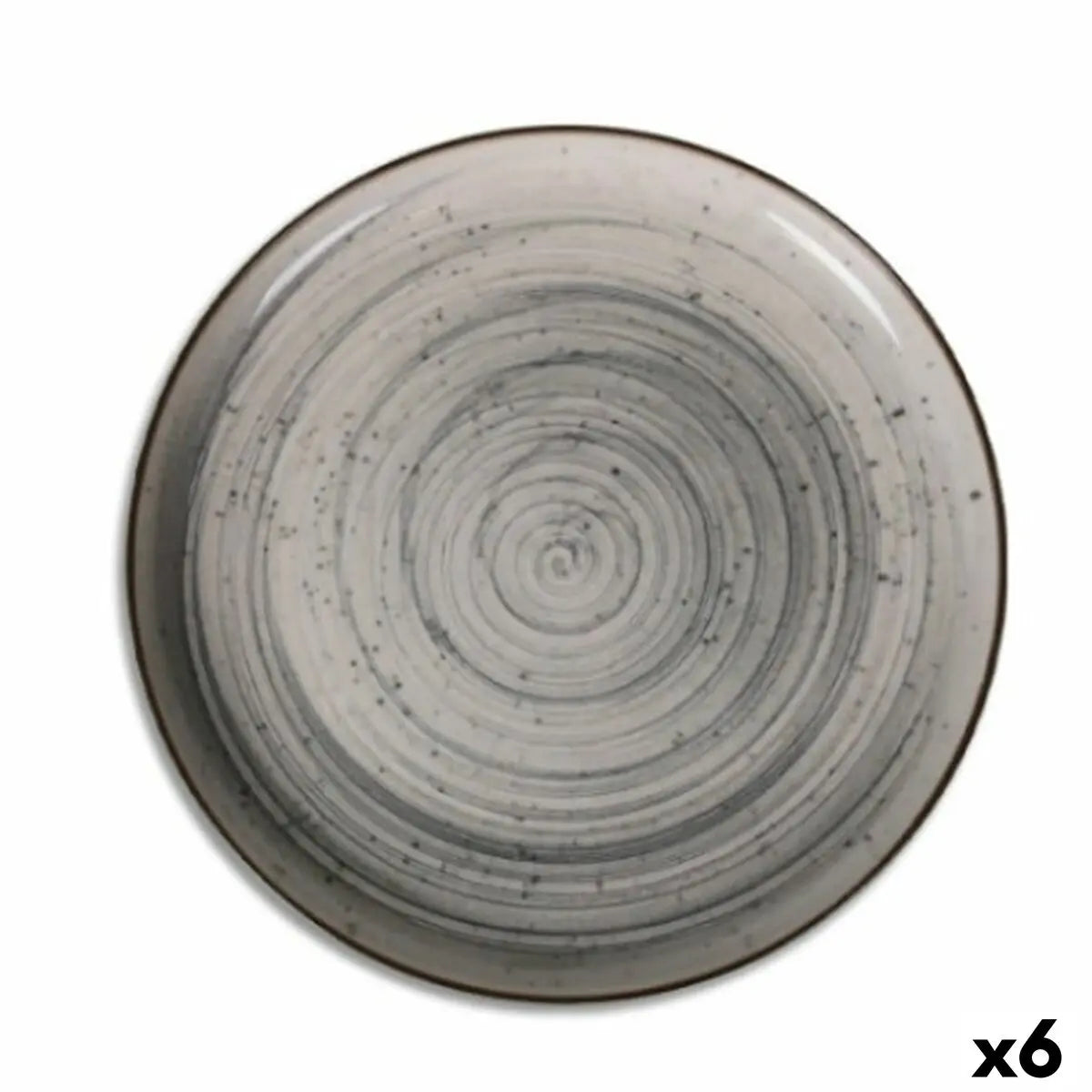 Assiette plate La Mediterránea Vortex Ronde (6 Unités) Bigbuy