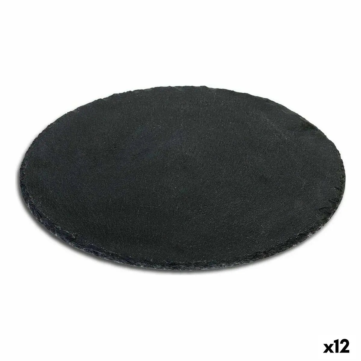Assiette plate Santa Clara Alfares Ardoise Ø 25 cm 6 mm (12 Unités) Mamm