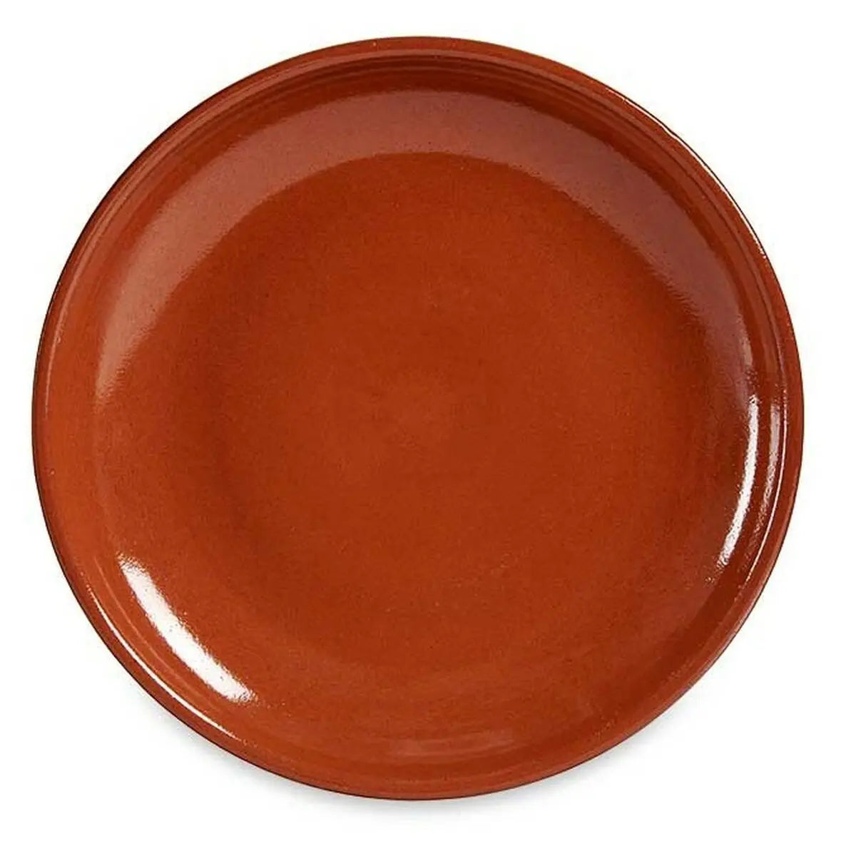 Assiette plate Viande Faïence 23 x 2 x 23 cm (10 Unités) Bigbuy