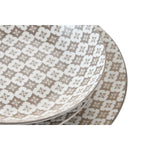 Assiettes Home ESPRIT Beige Porcelaine Moderne 18 Pièces - MAMM®