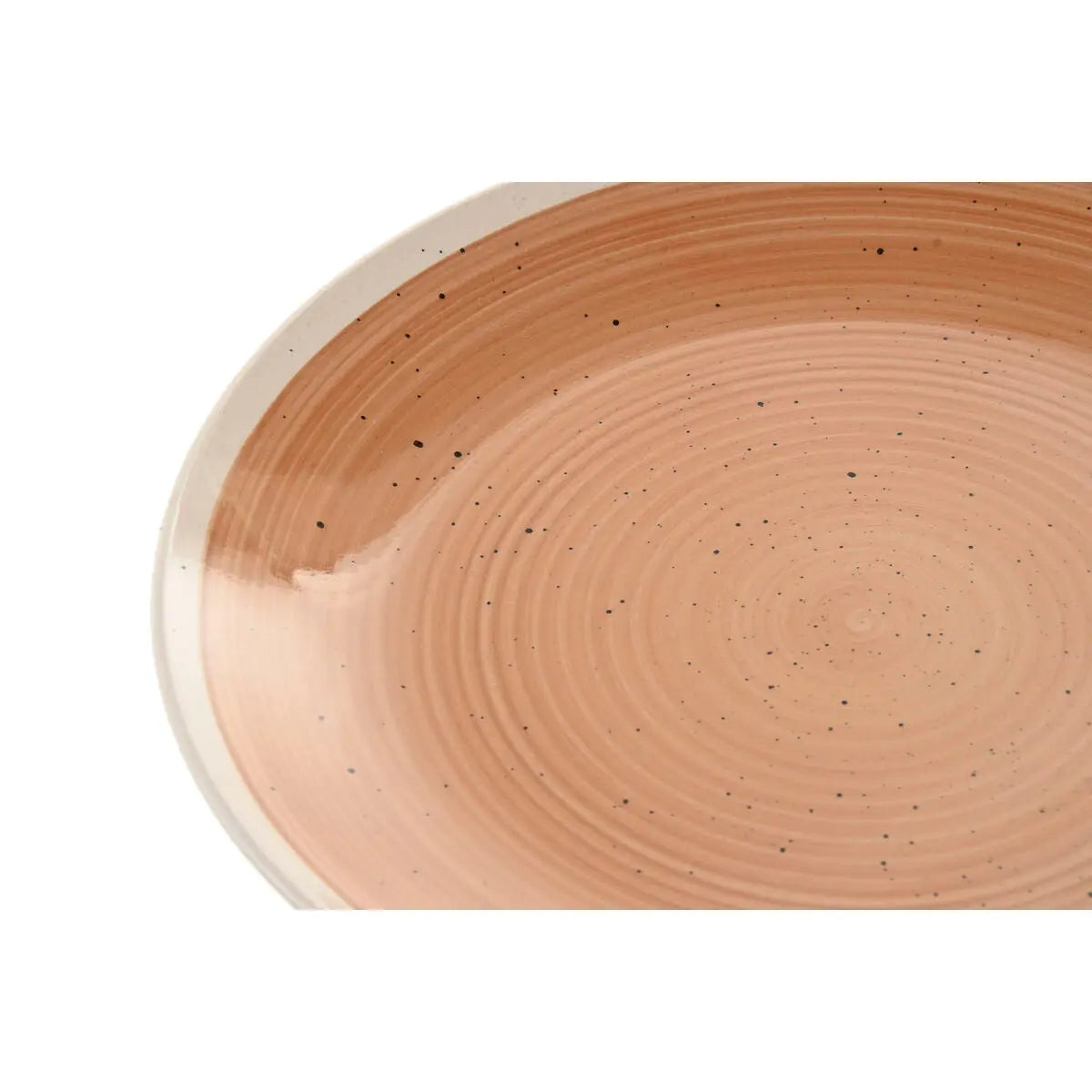 Assiettes Home ESPRIT Blanc Orange Grès 18 Pièces - MAMM®