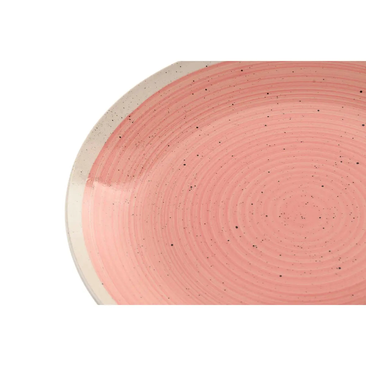 Assiettes Home ESPRIT Blanc Rose Grès 18 Pièces - MAMM®