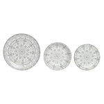 Assiettes Home ESPRIT Gris clair Porcelaine Scandi 18 Pièces - MAMM®