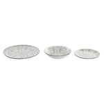 Assiettes Home ESPRIT Gris clair Porcelaine Scandi 18 Pièces - MAMM®