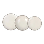 Assiettes La Mediterránea Anllo Blanc 12 Pièces (2 Unités) Bigbuy