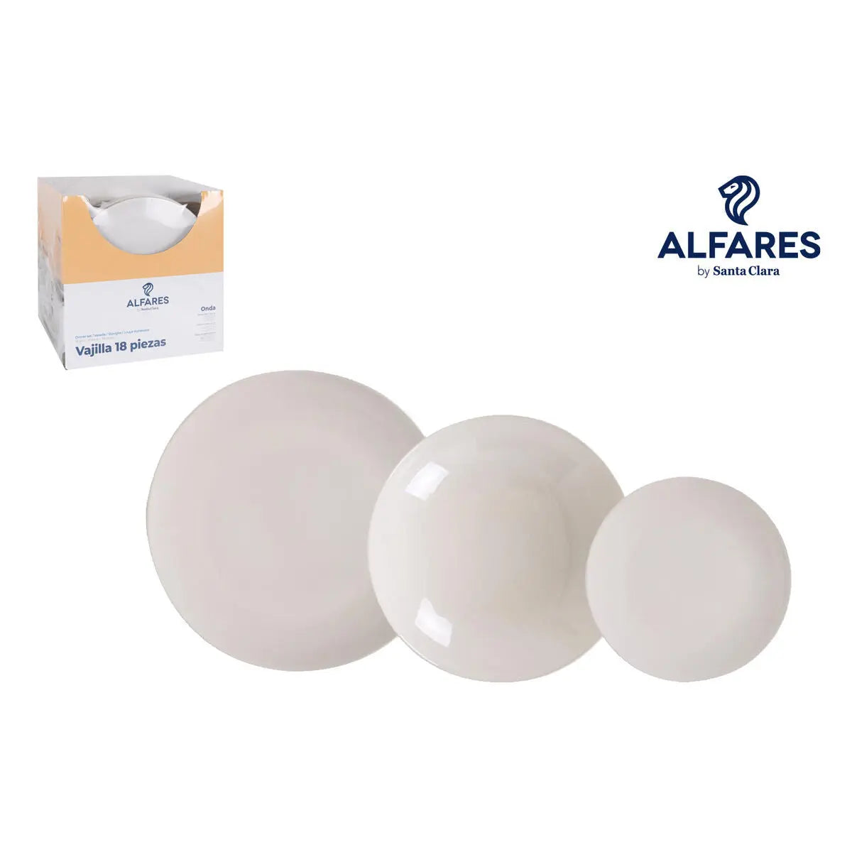 Assiettes Santa Clara Onda Ronde (2 Unités) Mamm