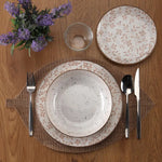 Assiettes Versa Beige Porcelaine 18 Pièces - MAMM®