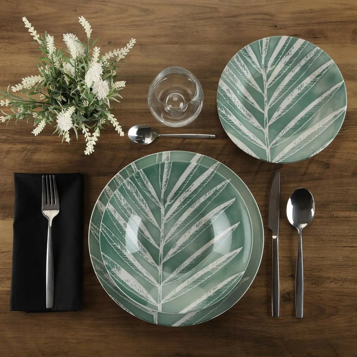 Assiettes Versa Bridget Porcelaine 18 Pièces - MAMM®