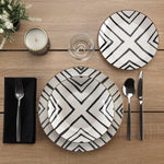 Assiettes Versa Gris Porcelaine 18 Pièces - MAMM®