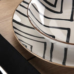 Assiettes Versa Gris Porcelaine 18 Pièces - MAMM®